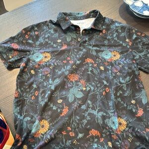 Apt 9 flower polo shirt